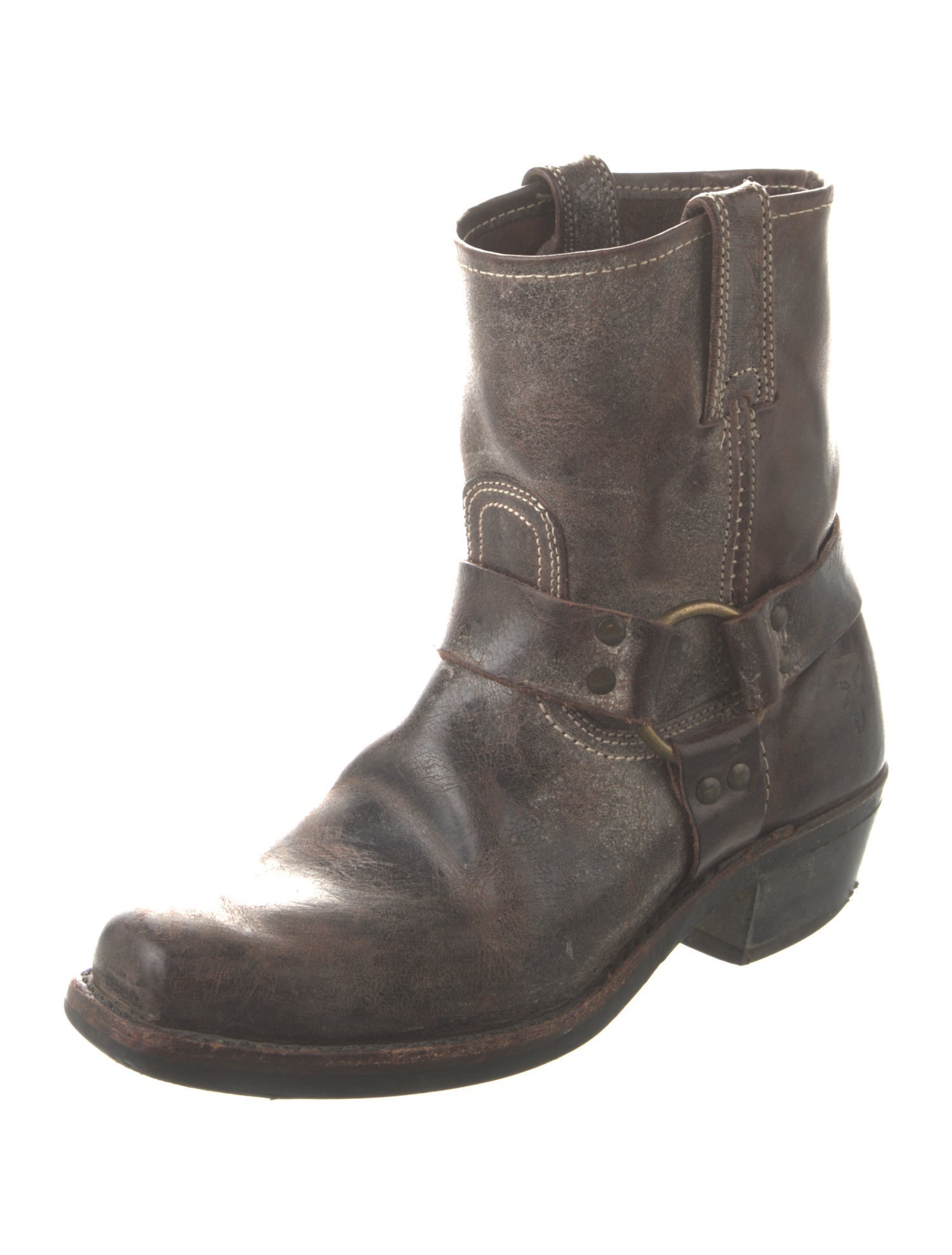 Frye Leather Moto Boots