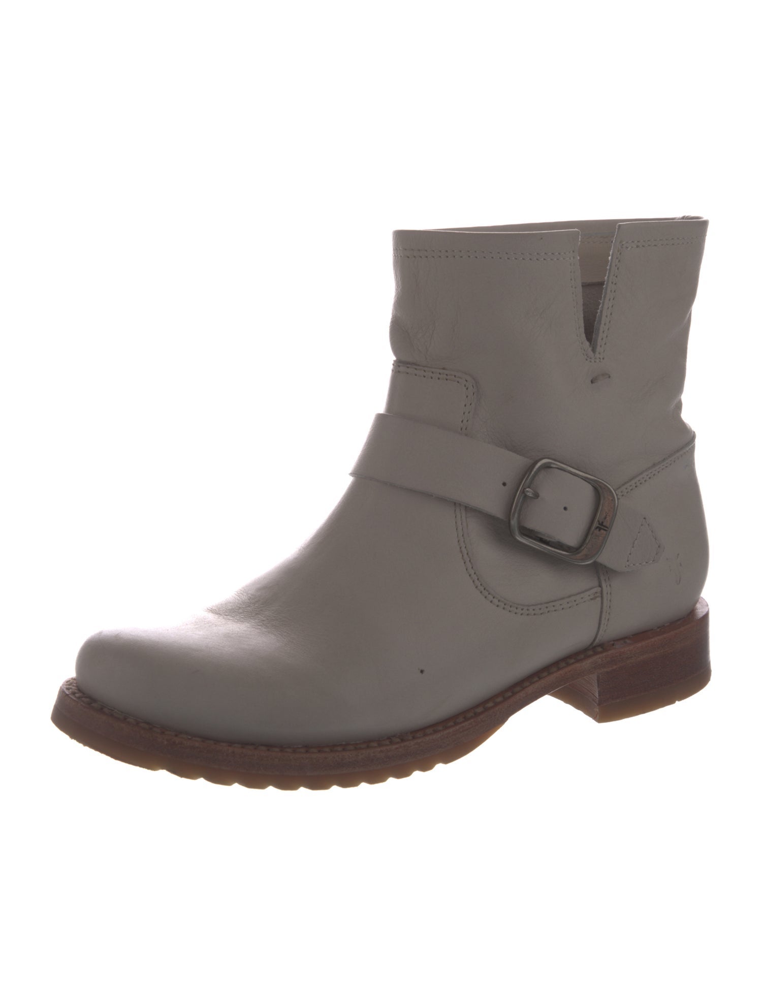 Frye Leather Moto Boots