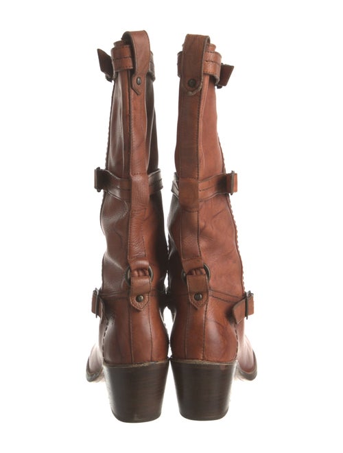 Frye Leather Moto Boots