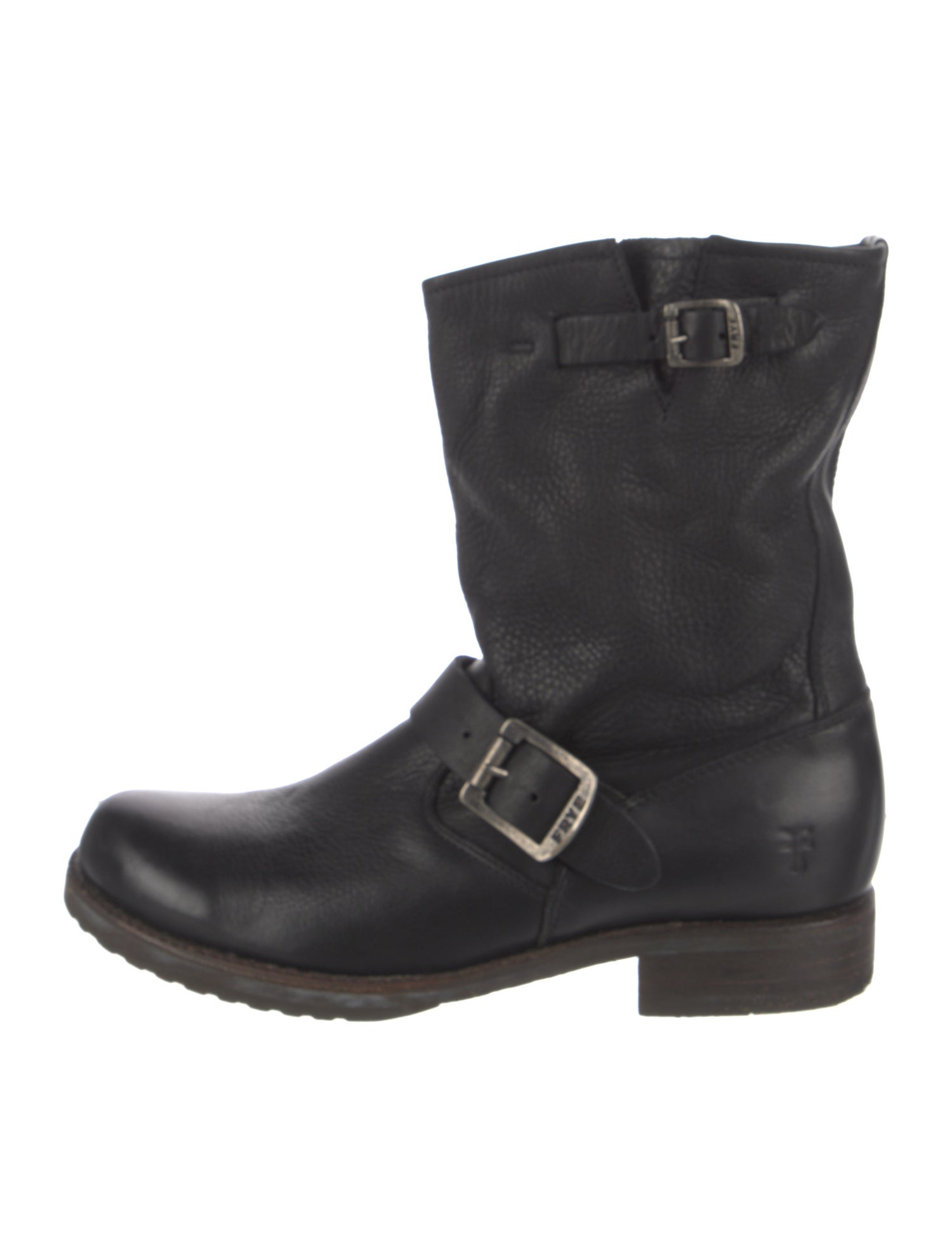 Frye Leather Moto Boots