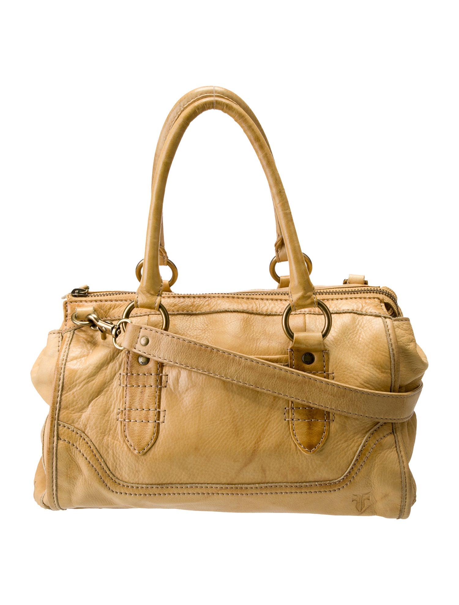 Frye Leather Top Handle Bag