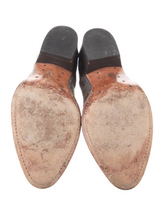 Frye Leather Studded Accents Western Boots