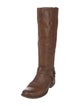Frye Leather Studded Accents Riding Boots