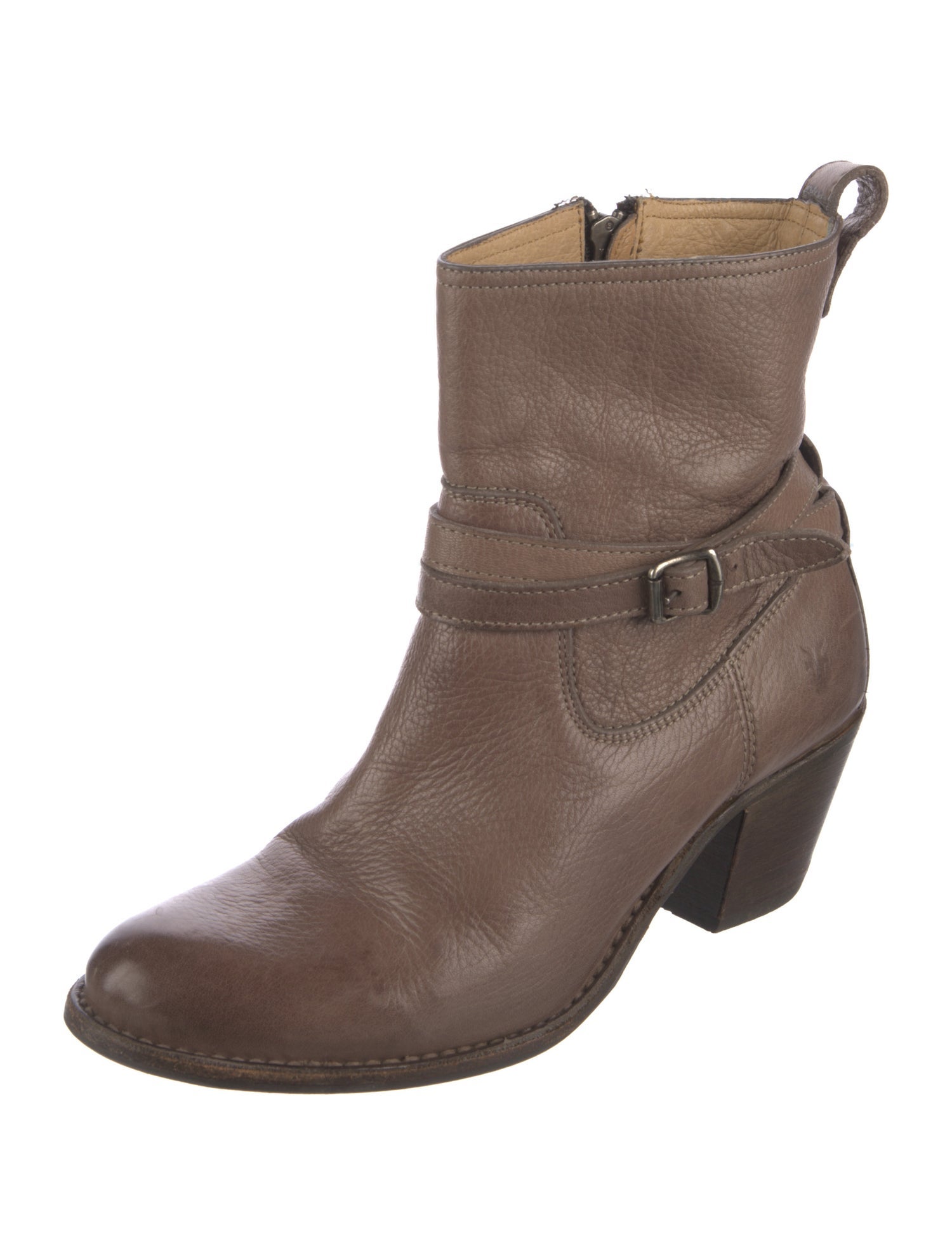 Frye Leather Moto Boots