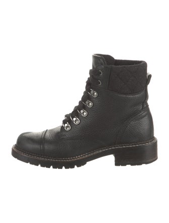 Frye Leather Combat Boots