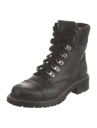 Frye Leather Combat Boots