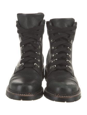 Frye Leather Combat Boots