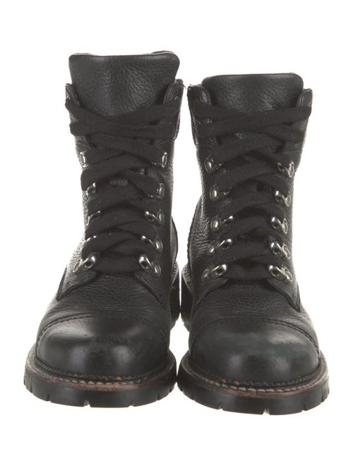 Frye Leather Combat Boots