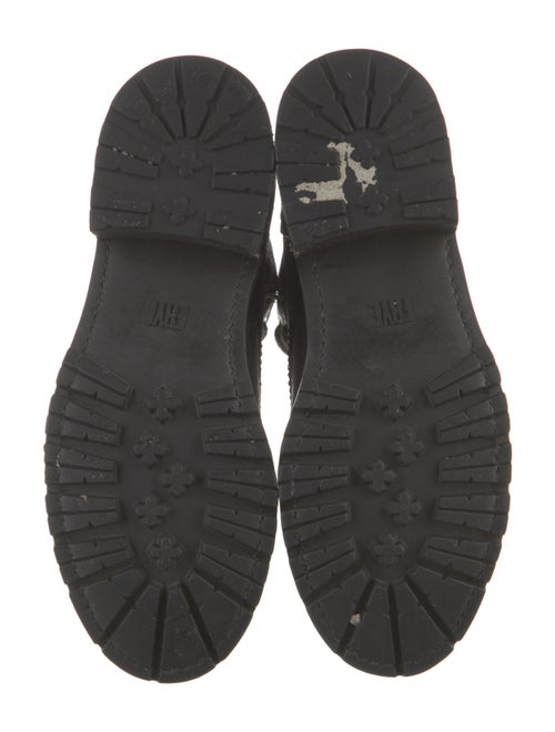 Frye Leather Combat Boots