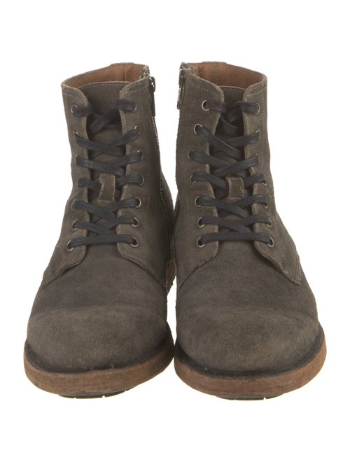 Frye Suede Lace-Up Boots