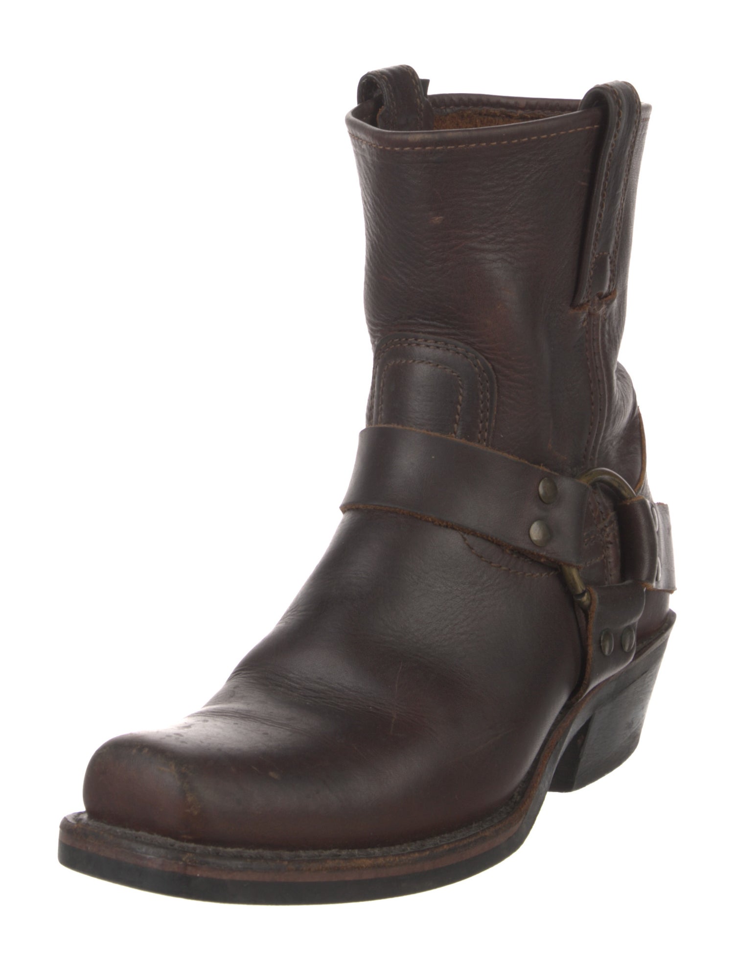 Frye Leather Moto Boots