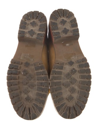 Frye Suede Combat Boots