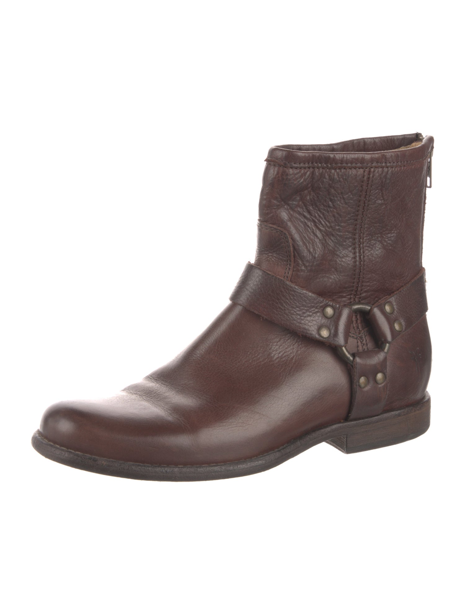 Frye Leather Moto Boots