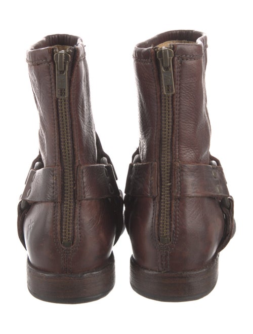 Frye Leather Moto Boots