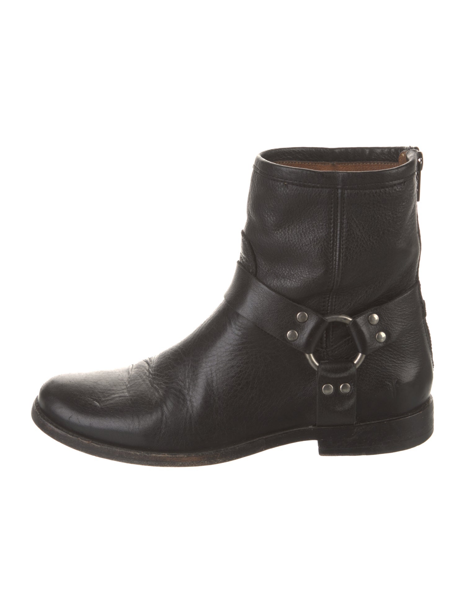 Frye Leather Moto Boots