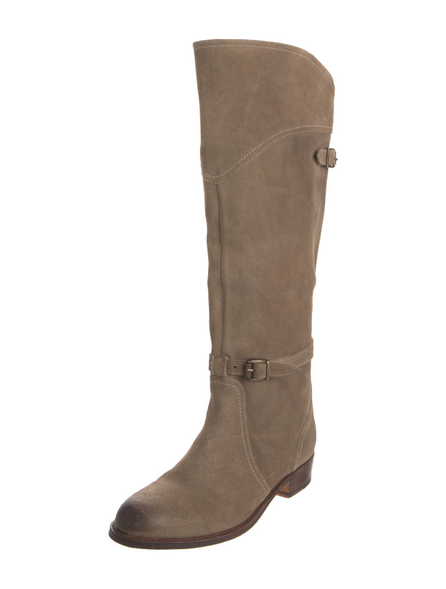 Frye Suede Riding Boots