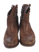 Frye Leather Studded Accents Western Boots