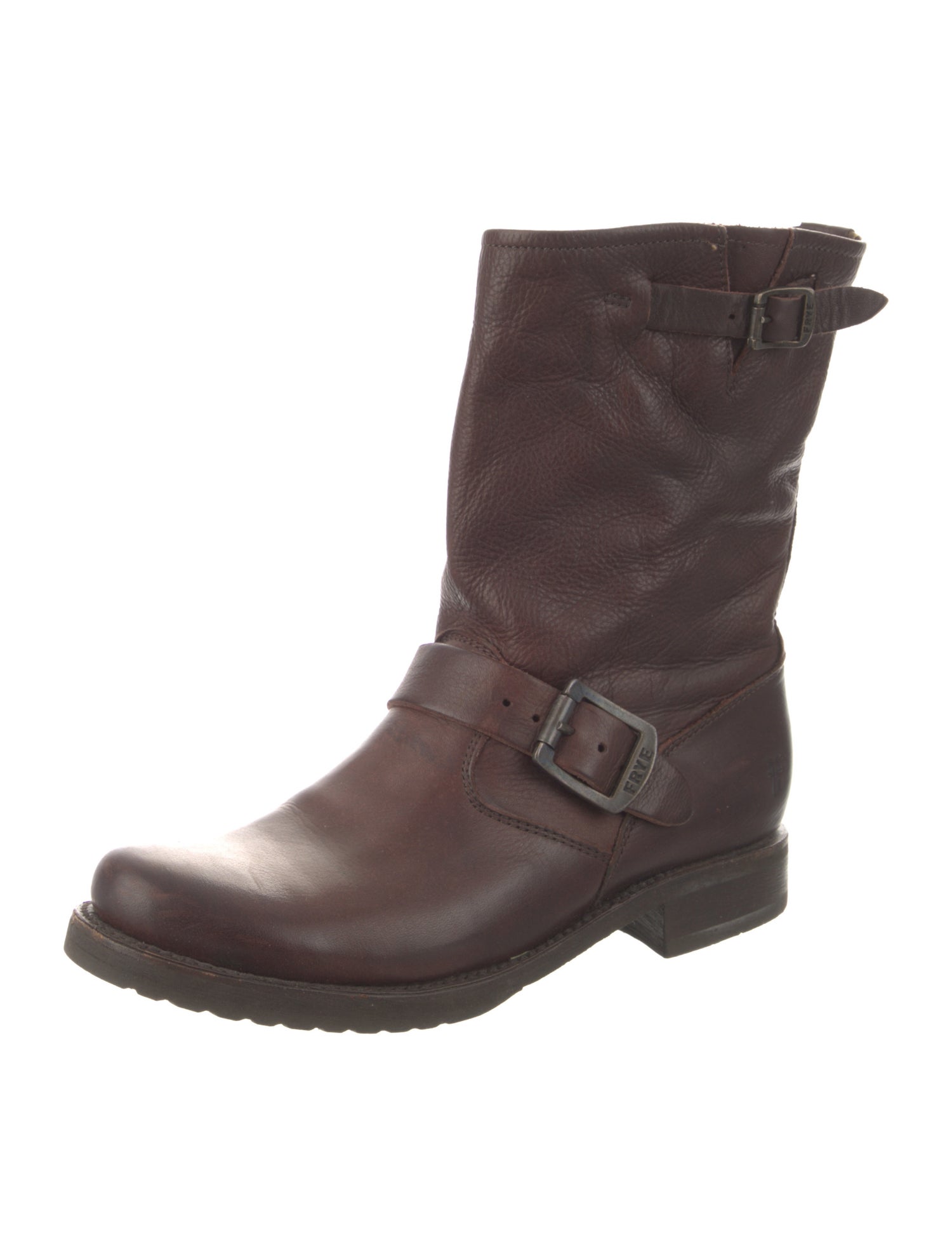 Frye Leather Moto Boots