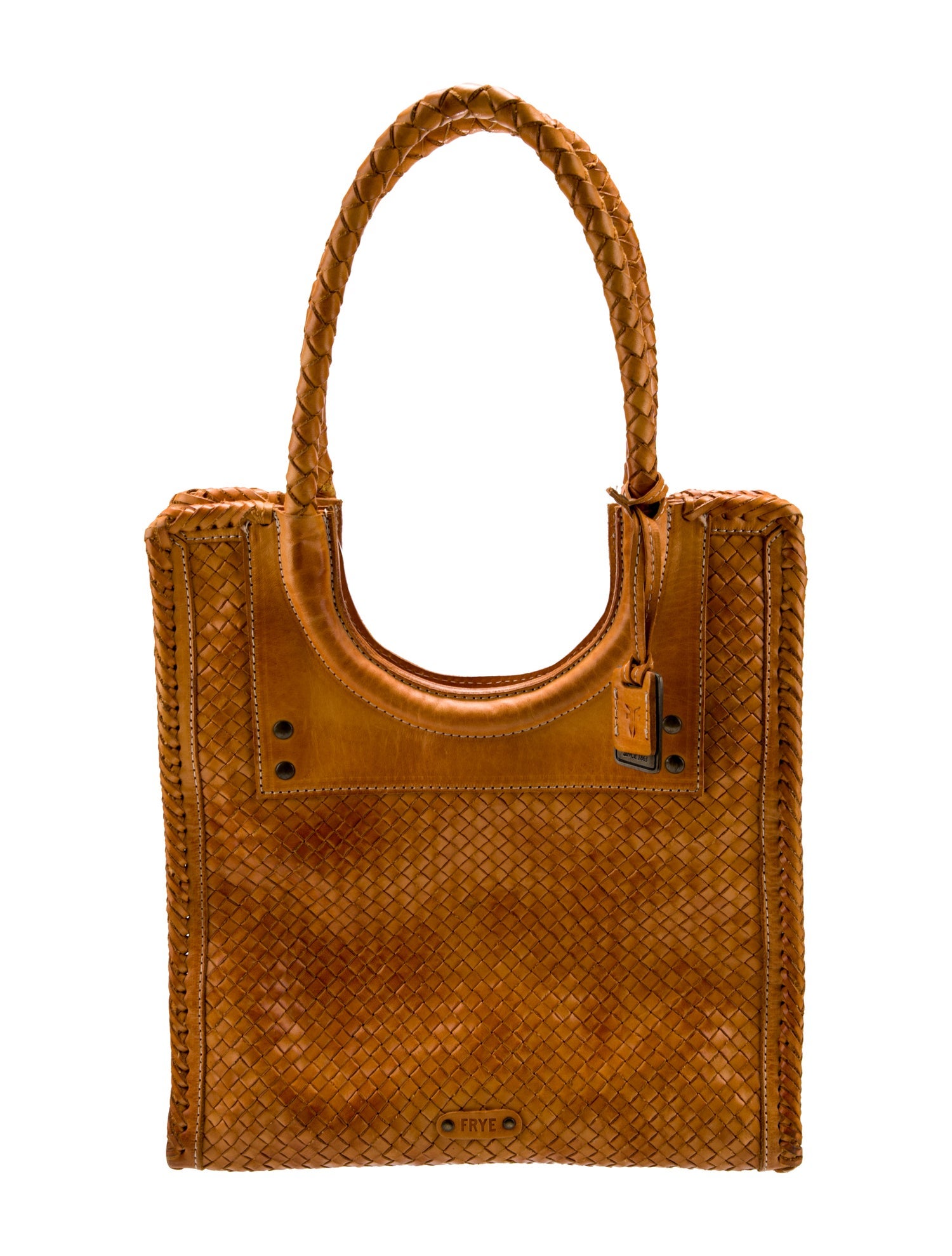 Frye Leather Top Handle Bag