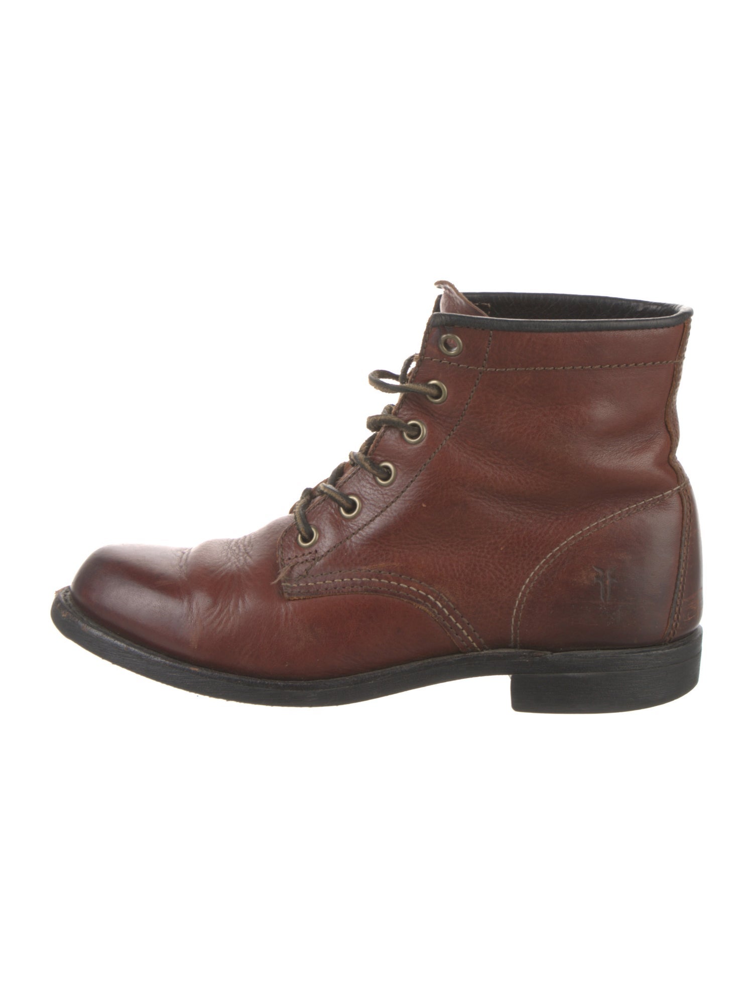 Frye Leather Combat Boots