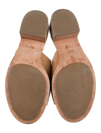 Frye Leather Slides