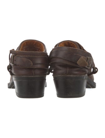 Frye Leather Mules