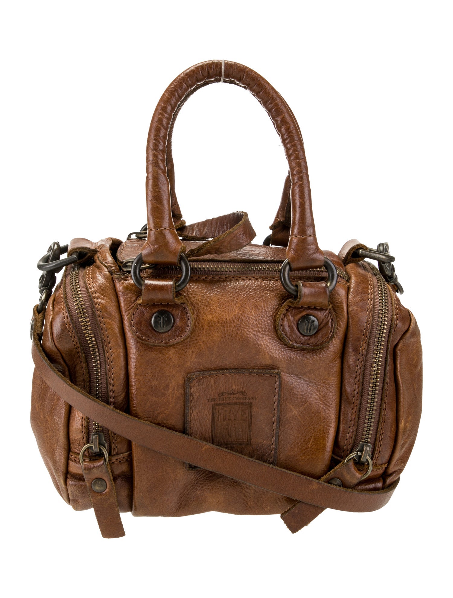 Frye Leather Top Handle Bag