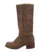 Frye Leather Distressed Accents Riding Boots