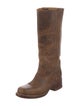 Frye Leather Distressed Accents Riding Boots