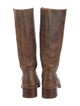 Frye Leather Distressed Accents Riding Boots