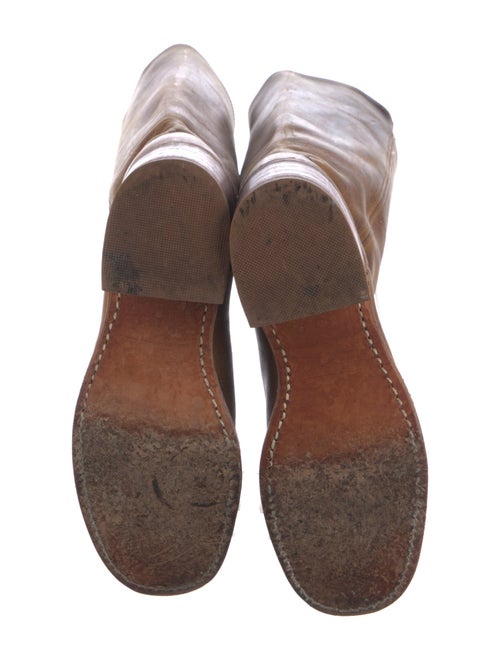 Frye Leather Distressed Accents Riding Boots