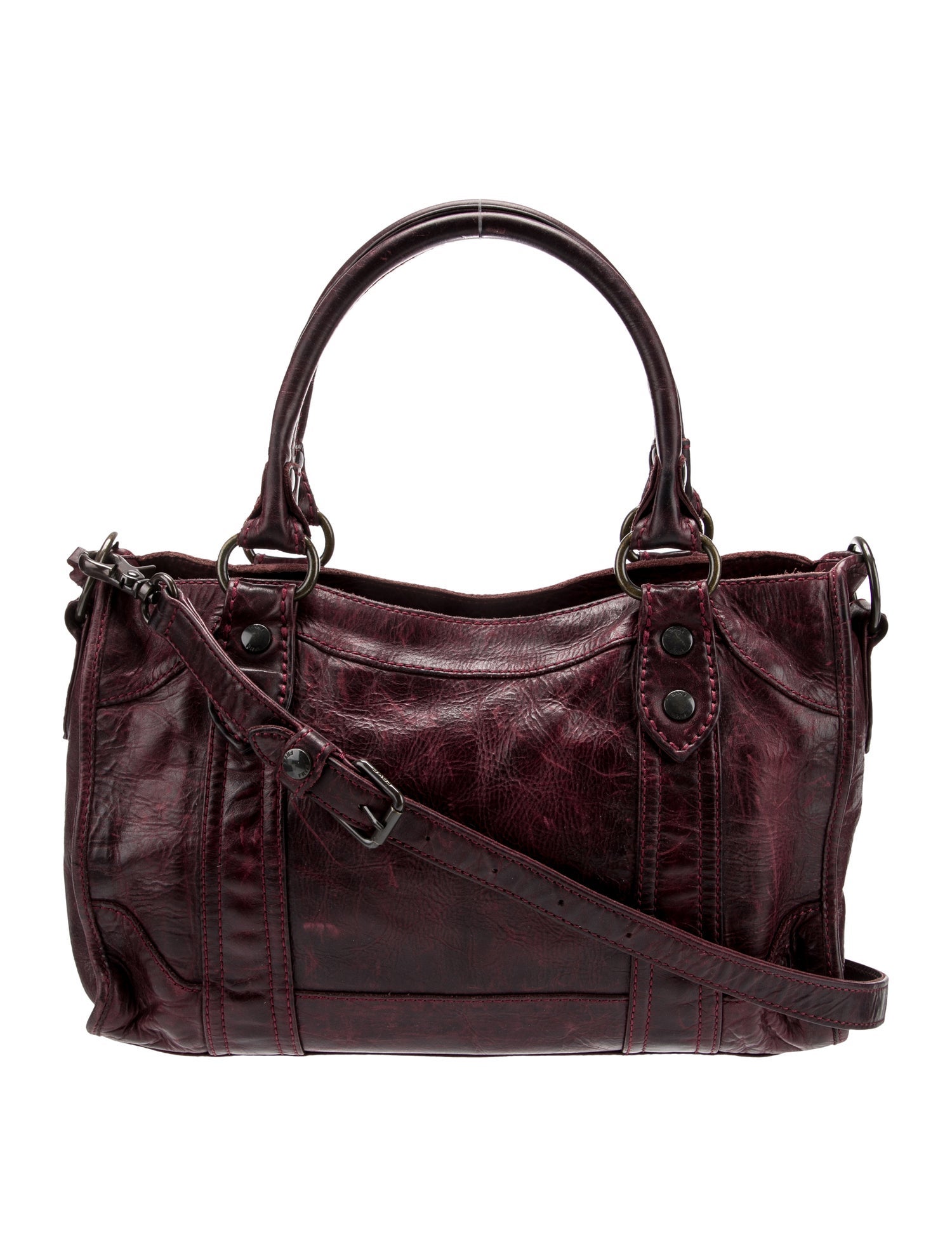Frye Leather Top Handle Bag