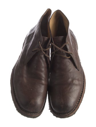 Frye Leather Lace-Up Boots