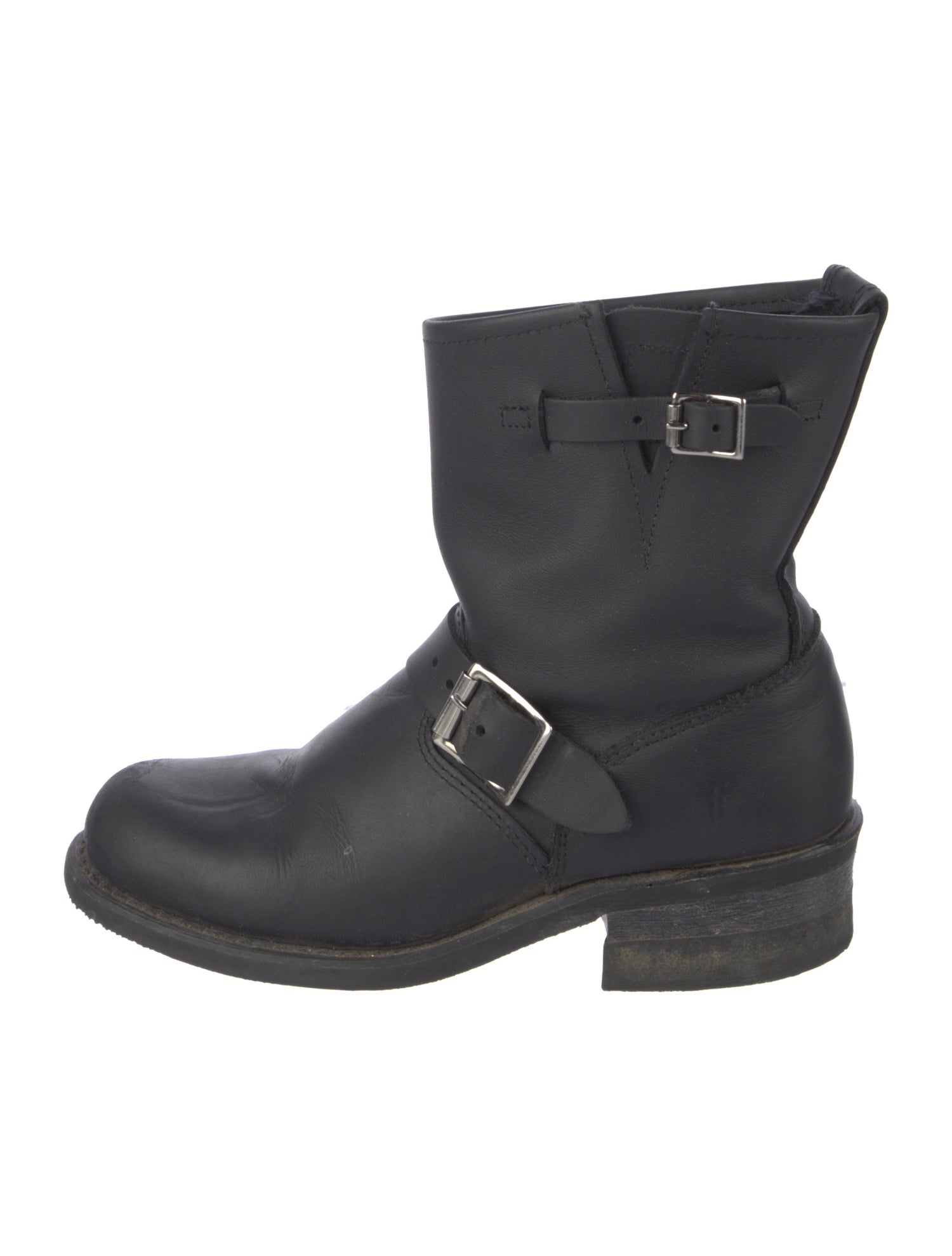 Frye Leather Moto Boots