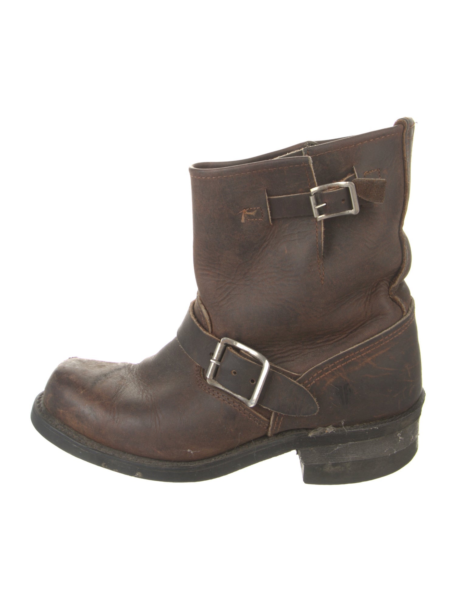 Frye Leather Moto Boots