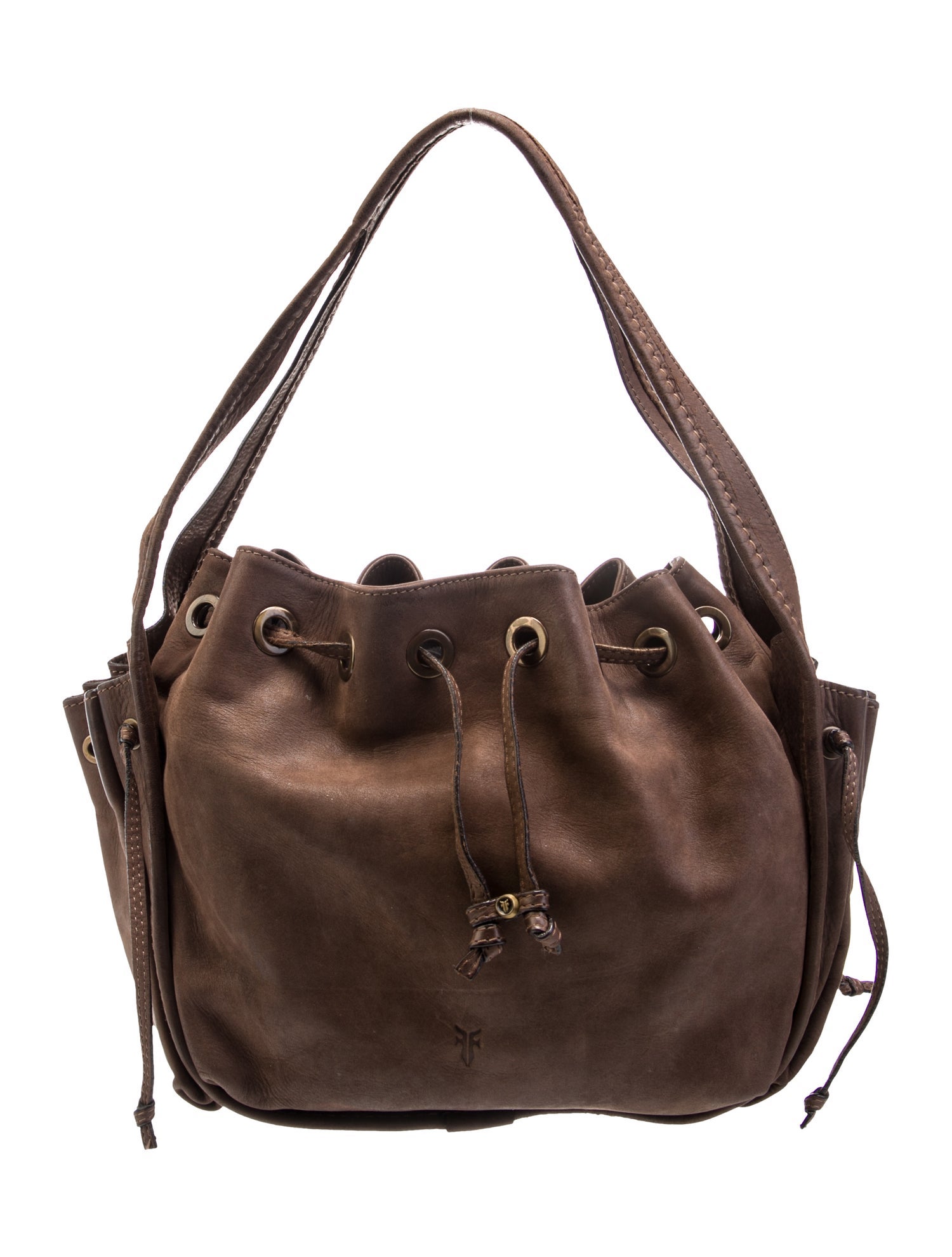 Frye Leather Bucket Bag