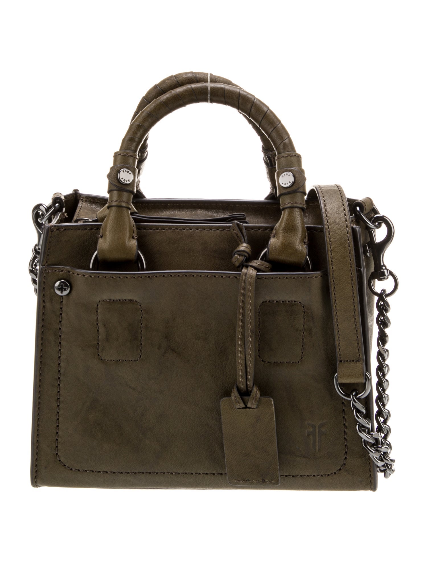 Frye Leather Top Handle Bag