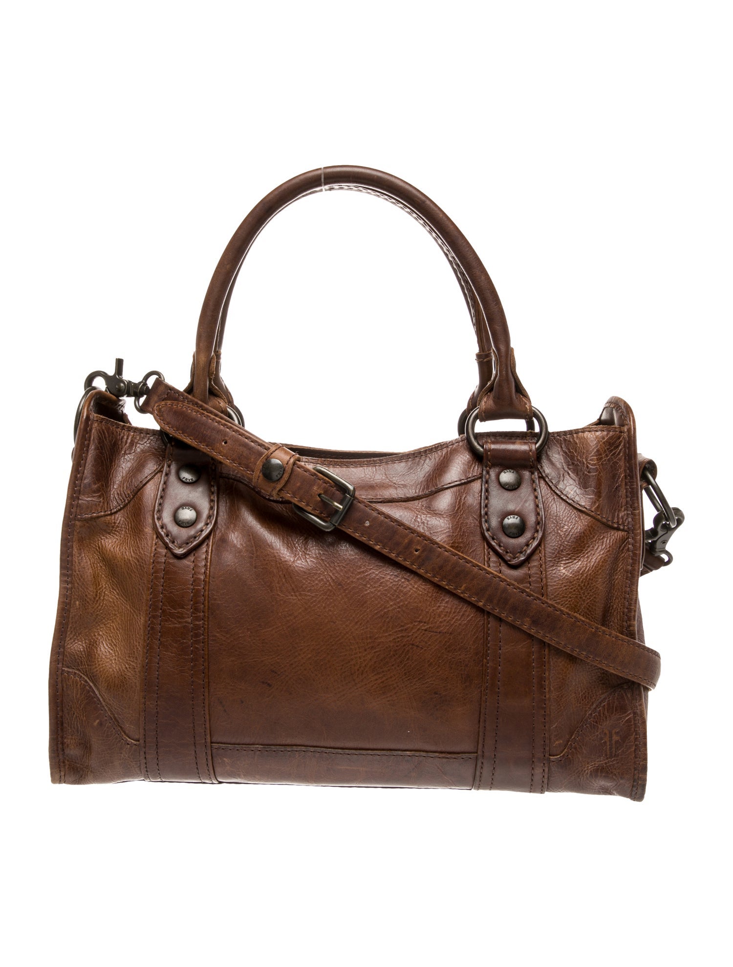 Frye Leather Top Handle Bag