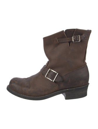 Frye Leather Moto Boots