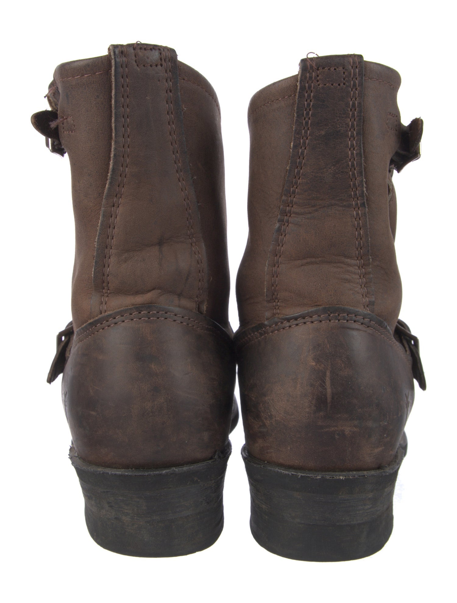 Frye Leather Moto Boots