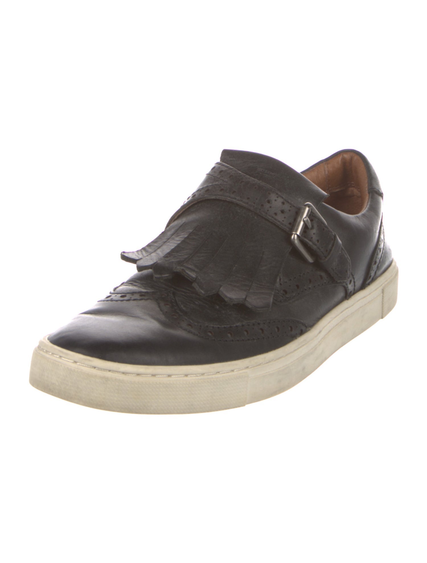Frye Leather Lasercut Accents Sneakers