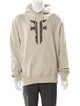 Frye Graphic Print Mock Neck Hoodie