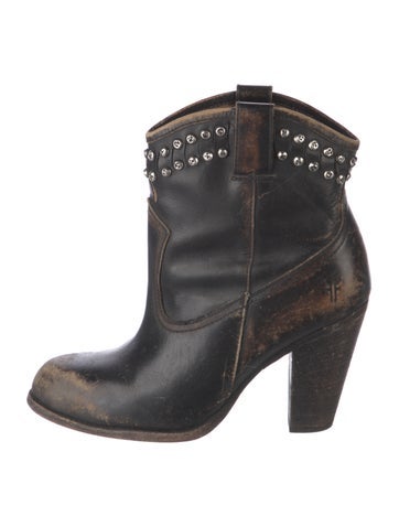 Frye Boots Leather Studded Accents Western US 8 |