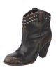 Frye Leather Studded Accents Western Boots