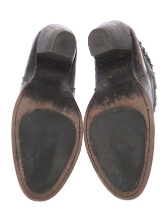 Frye Leather Studded Accents Western Boots