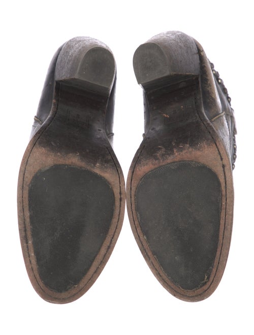 Frye Leather Studded Accents Western Boots