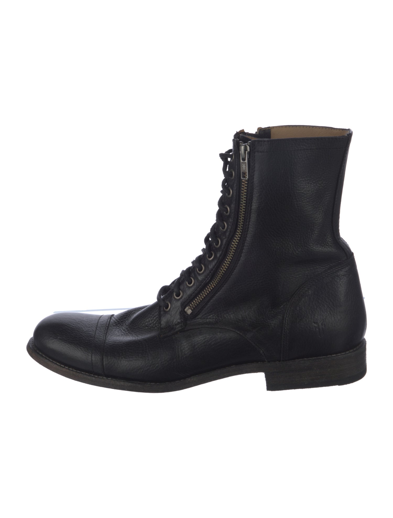 Frye Leather Combat Boots