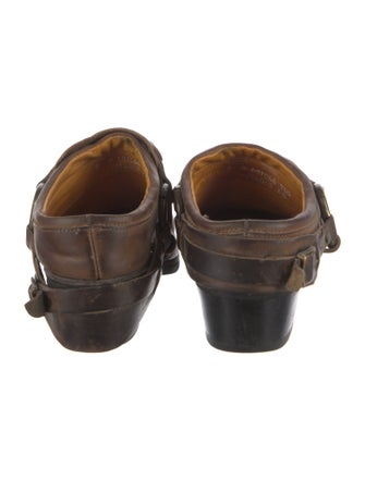 Frye Leather Mules