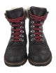 Frye Leather Colorblock Pattern Combat Boots