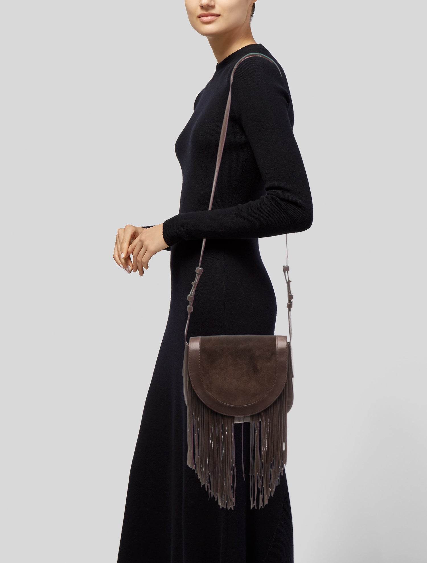 Frye Suede Crossbody Bag